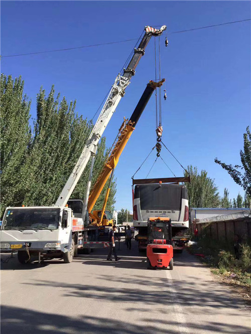 涪城区港口集装箱搬运案例